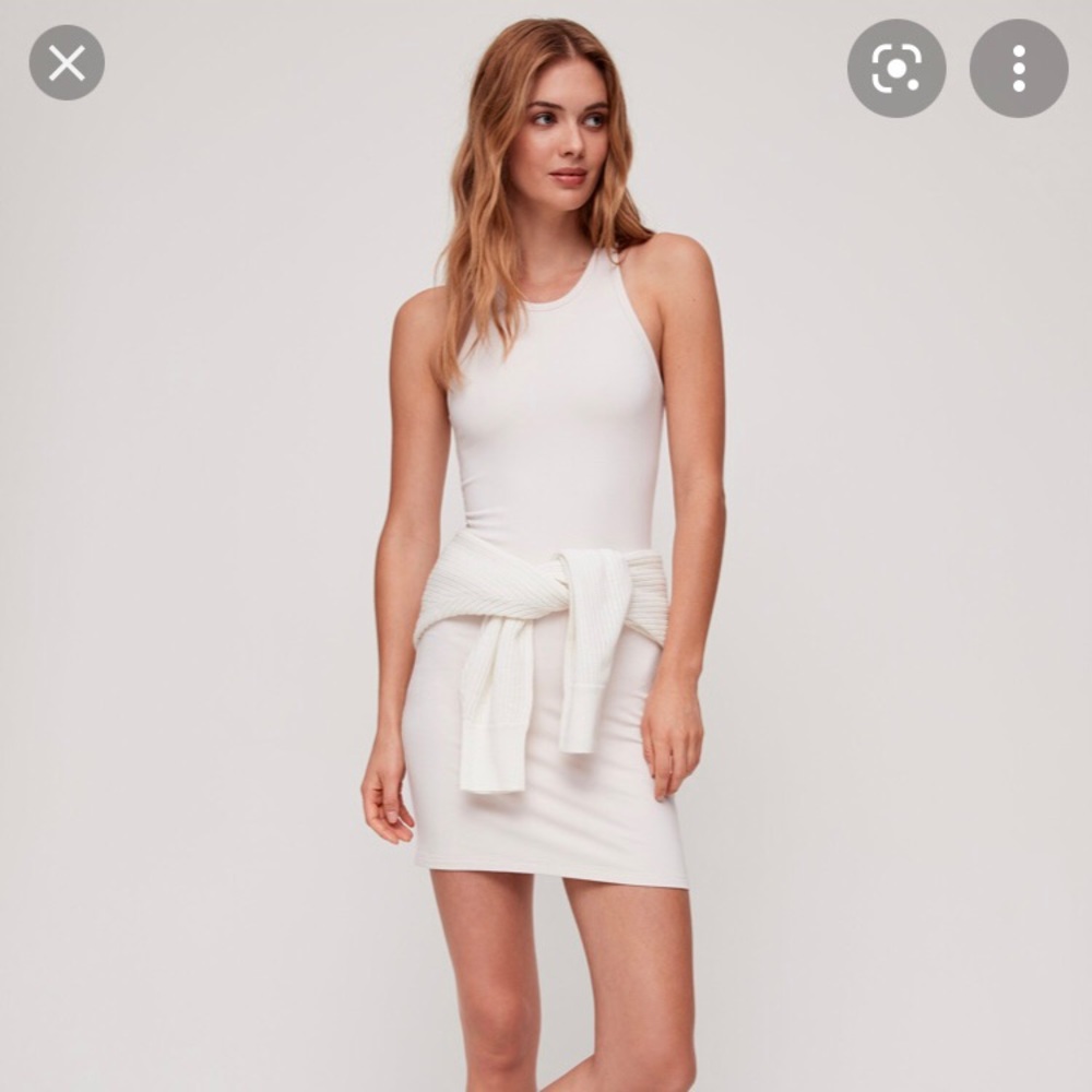 Aritzia Wilfred free Lavinia dress lilac cloud S